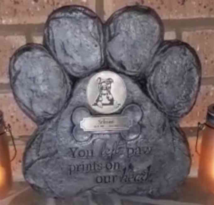 Dog Memorial Stone